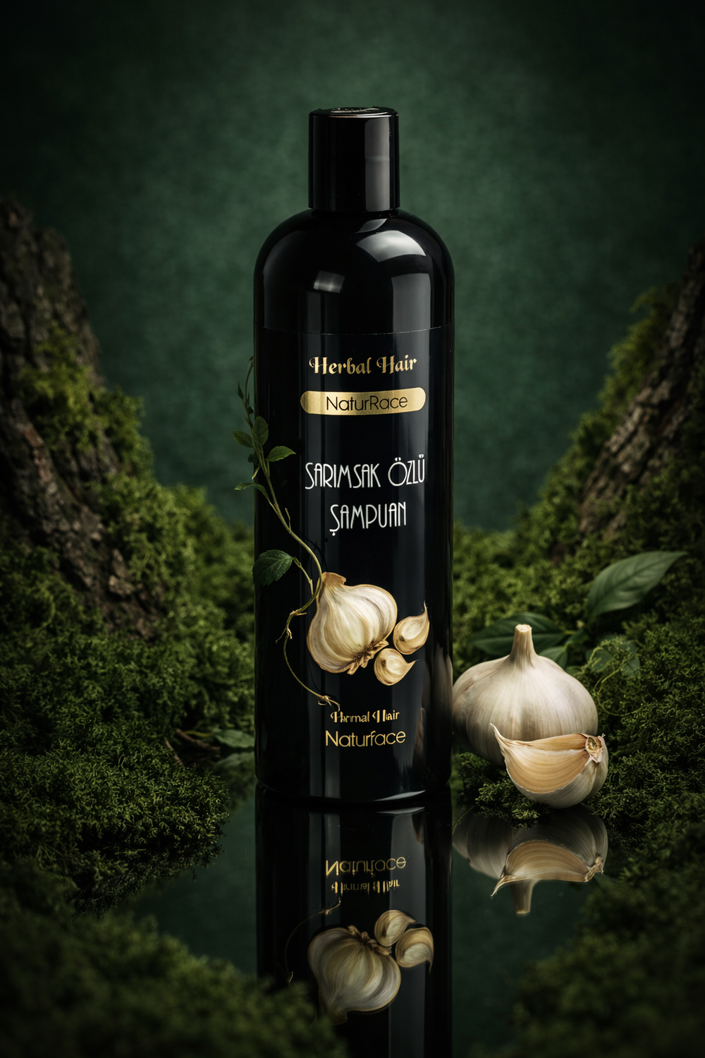 Herbal Hair Naturface – Premium Knoblauch-Shampoo (400ml)